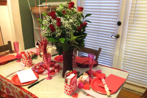 My husband provide the roses!